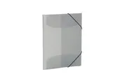 HERMA Elasticated folder A4 PP translucent grey