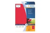 HERMA Neon labels A4 Ø 60 mm round luminous red permanent adhesion