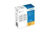 HERMA Nummernetiketten 0-999, dreifach, weiß/schwarz, selbstklebend 10 x 22 mm
