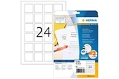 HERMA QR-Code Etiketten A4, 40 x 40 mm, weiß, blickdicht, permanent haftend