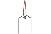 HERMA Strung marking tags - name badge labels - 1000 label(s) - 15 x 24 mm