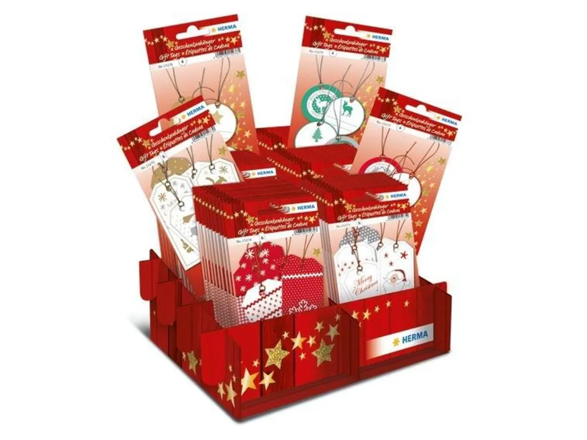 HERMA To/From Christmas Label Display Set