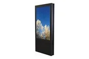 HI-ND stand - totem - for digital signage LED panel - dual sided - black 65"