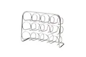 Hippie de Luxe Spice shelf for 12 Jars Chrome