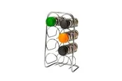 Hippie de Luxe Spice shelf for 8 Jars Chrome