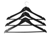 Home>it Black hanger - 3 pack