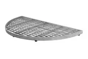 Home>it Doorstep grid semicircular - galvanised