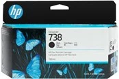 HP 738 / 498N4A - Black Ink - Tintenpatrone Schwarz