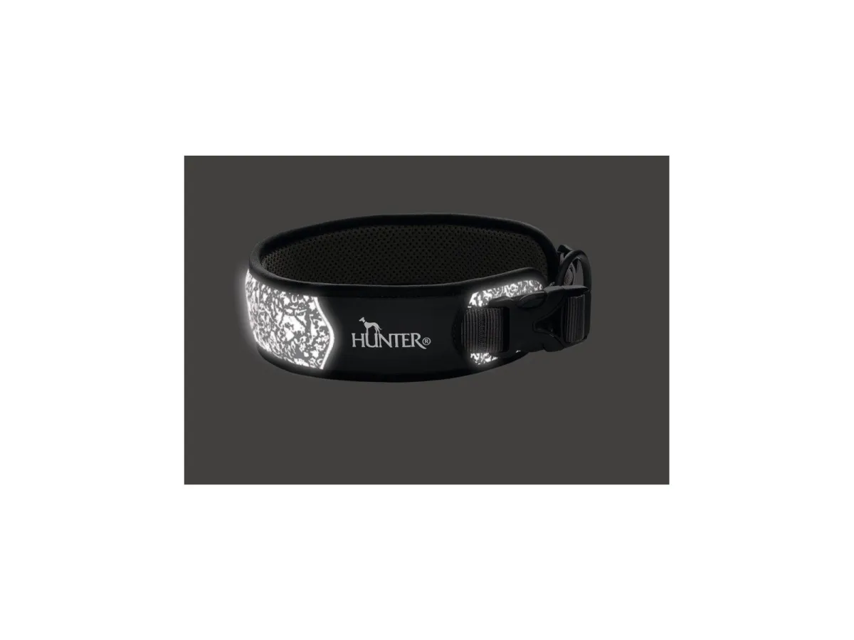 Hunter - Collar Divo Reflect XL black/grey