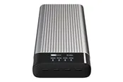 Hyper Juice HJ245B power bank - 4 x USB-C - 245 Watt Powerbank (Akku) - schwarz - 27000 mAh