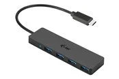 I-Tec USB-C Slim Passive Hub - 4-Port - USB 3.0 - 20 cm cable USB-Hubs - USB 3.0 - 4 - Schwarz