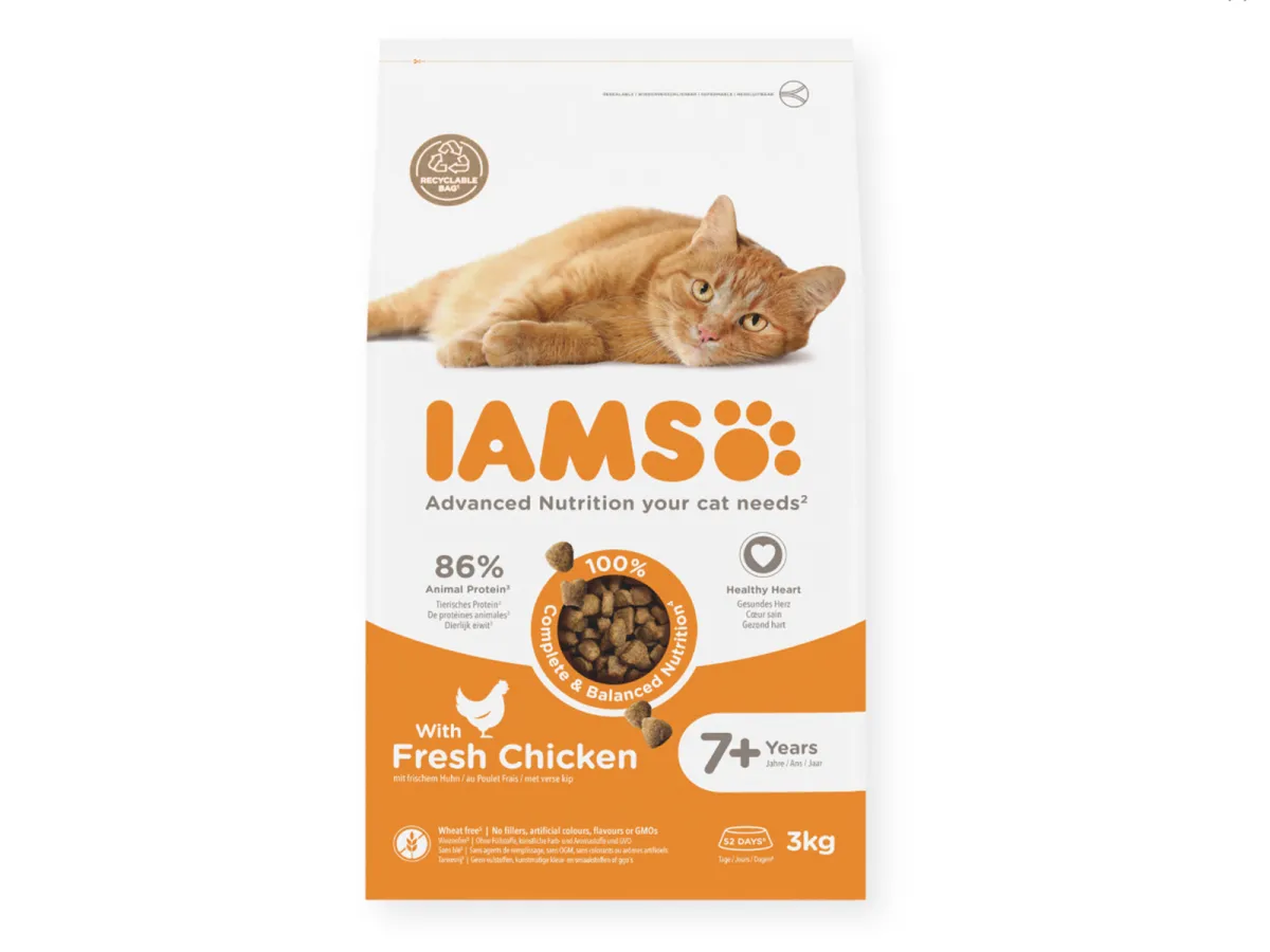 Iams CAT Senior Chicken 3 kg