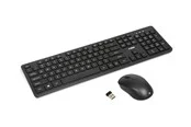 iBOX Workstation Pro Kit - keyboard and mouse set - QWERTY - black Input Device - Tastatur & Maus Set - Schwarz