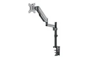 IC INTRACOM Manhattan Monitor Desk Mount (clamp & grommet) 1 screen 3 pivots (full motion) 10-32" Vesa 75x75 to 100x100mm Gas Spring Max 8kg Black
