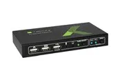 IC INTRACOM techly 2x1 USB HDMI KVM Switch 4Kx2K