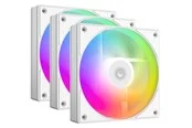 ID-Cooling AS-120-ARGB-W TRIO - Gehäuselüfter - 120mm - Weiß mit RGB-Beleuchtung - 27 dBA