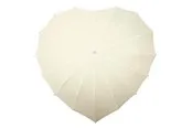 Impliva Heart Umbrella - UV-Resistant - 110 cm - Creme