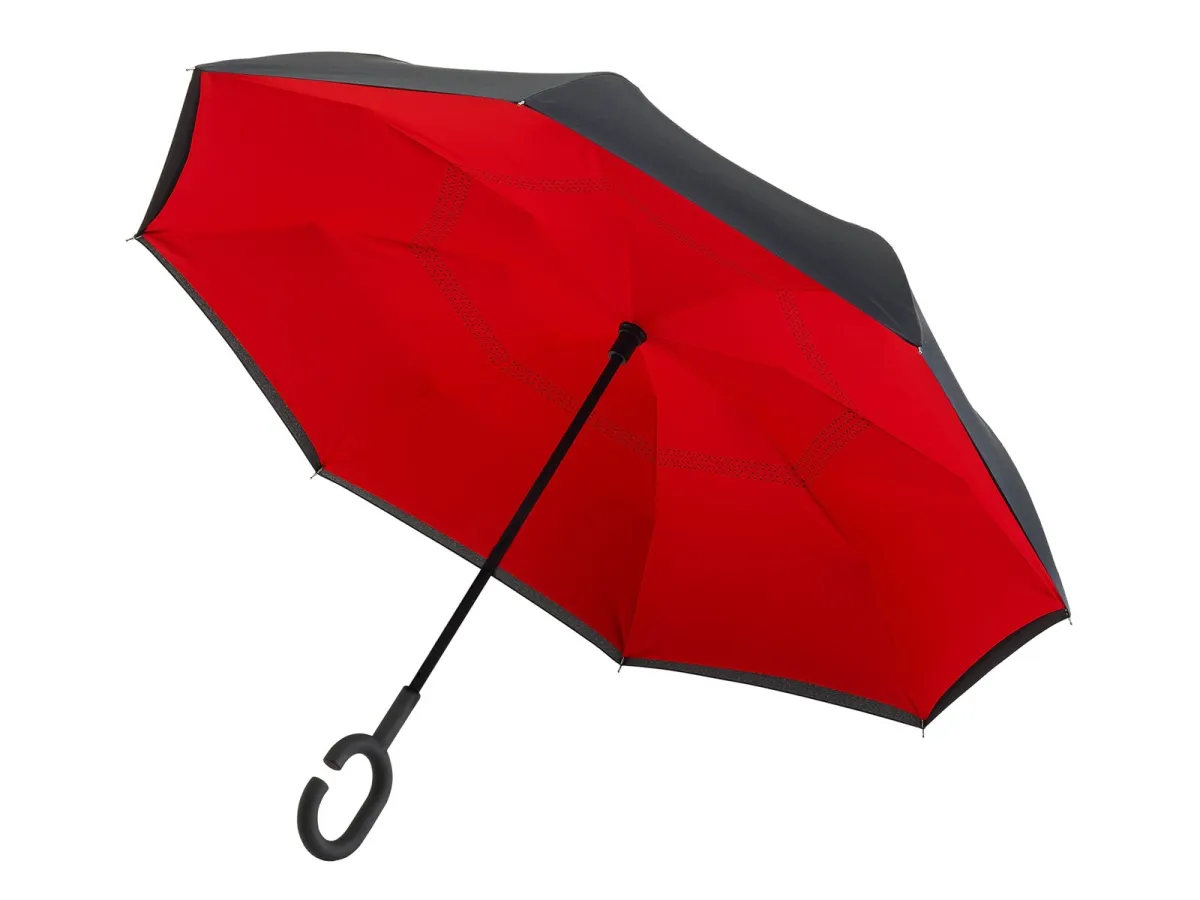 Impliva RU-6 Inside Out Umbrella 107 cm - Red