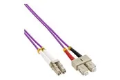 InLine patch cable - 1 m - 1 m - purple - Lila - 1 meter