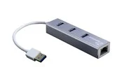 Inter-Tech Argus IT-310-S USB-Hubs - 3 - silber