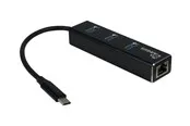 Inter-Tech Argus IT-410 USB-Hubs - 3 - Schwarz