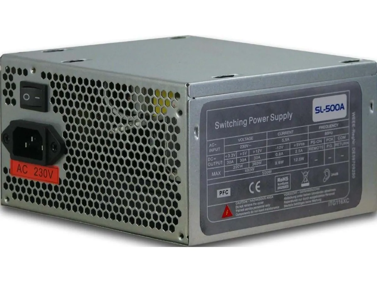 Inter-Tech SL-500A Netzteile - 500 Watt - 120 mm - ATX - 80 Plus