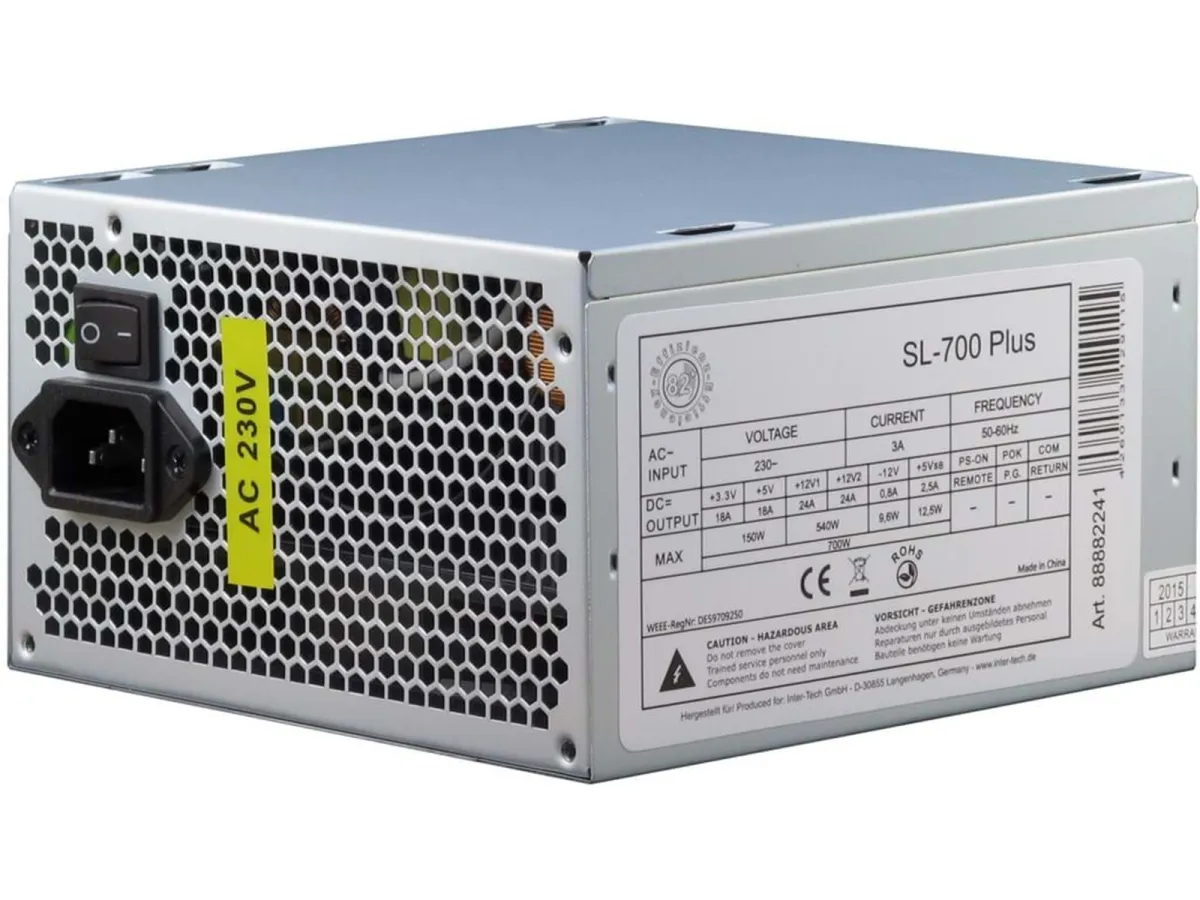 Inter-Tech SL-700 Plus Netzteile - 700 Watt - 120 mm - ATX - 80 Plus