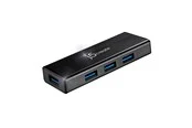 j5create 4-Port USB3.0 Mini Hub USB-Hubs - USB 3.0 - 4 - Schwarz