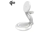 j5create Qi2 3-in-1 Magnetic Foldable Wireless Charging Station