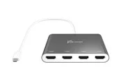 j5create USB-C to 4-Port HDMI Multi Monitor Adapter