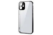 Joyroom New Beauty Series ultra thin case with electroplated frame for iPhone 12 mini black (JR-BP741)