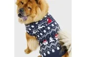 Jule-Sweaters - Den stilede hundejulesweater - XL
