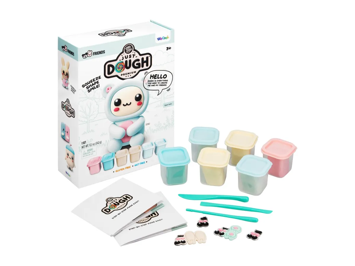 Just Dough Bear Character Pack Soft Elegance