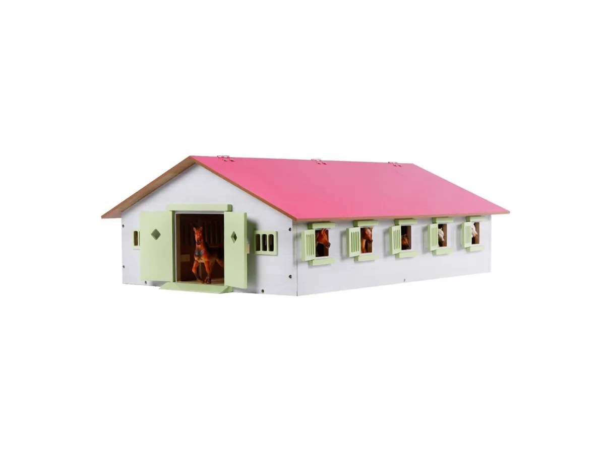 Kids Globe Horse stable with 9 boxes 1:32