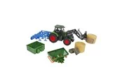 Kids Globe - Tractor with Accessories 30cm