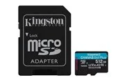 Kingston Canvas Go! Plus microSD/SD - 170MB/s - 512GB