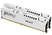 Kingston FURY Beast DDR5-6000 - 32GB - CL30 - Dual Channel (2 pcs) - AMD EXPO & Intel XMP - Weiß