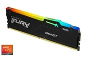 Kingston FURY Beast RGB DDR5-5600 - 8GB - CL36 - Single Channel (1 pcs) - AMD EXPO & Intel XMP - Schwarz mit RGB