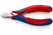 KNIPEX Elektronik-Seitenschneider, mit durchgestecktem Gelenk