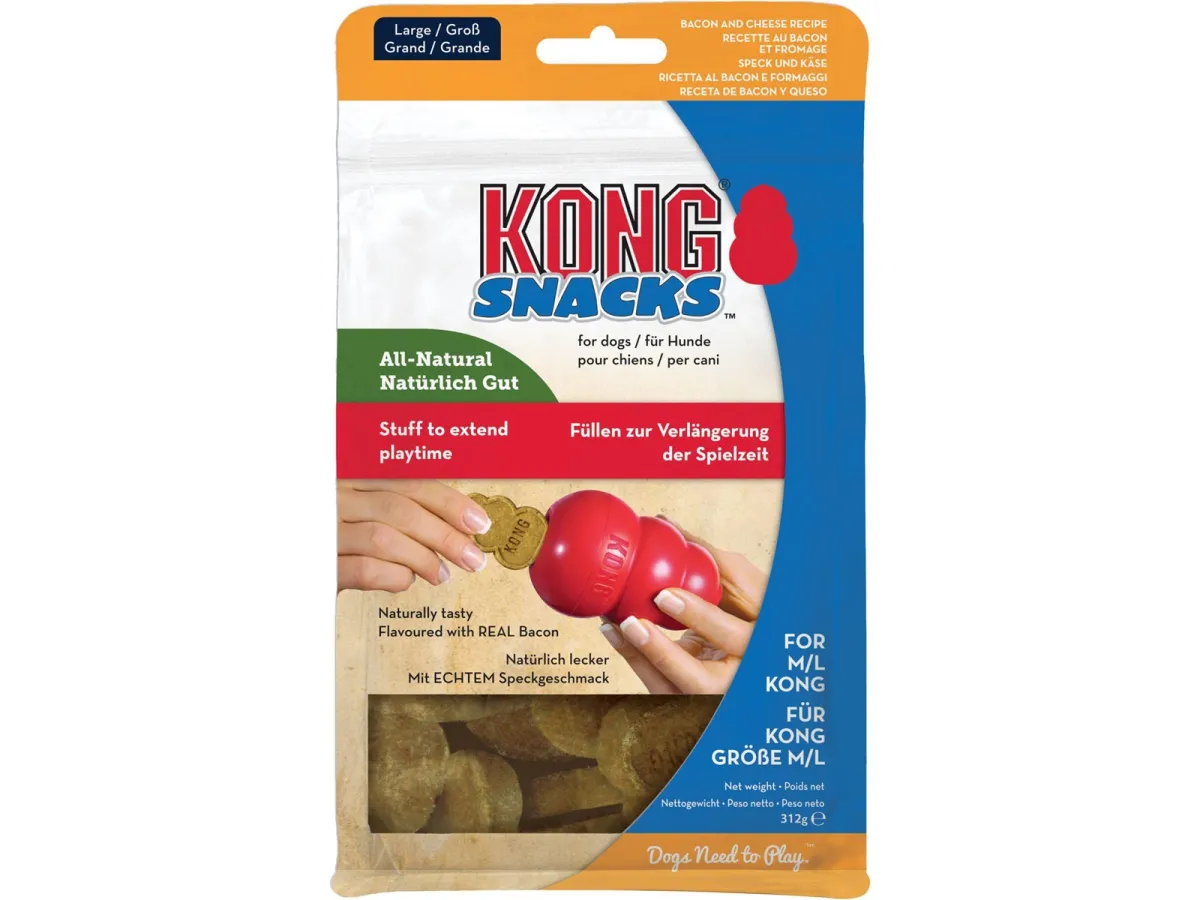 KONG - Snacks Bacon & Cheese S 198G