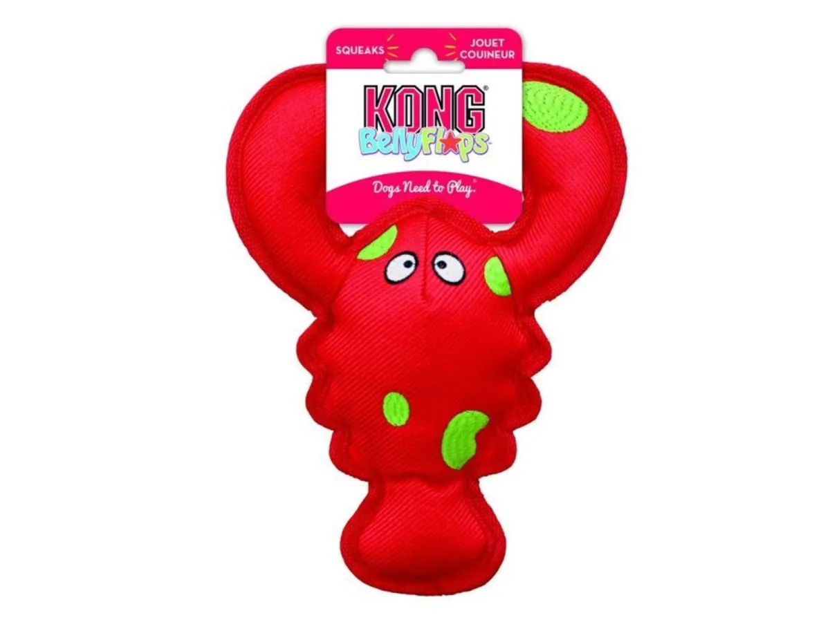 KONG Toy Belly Flops Lobster
