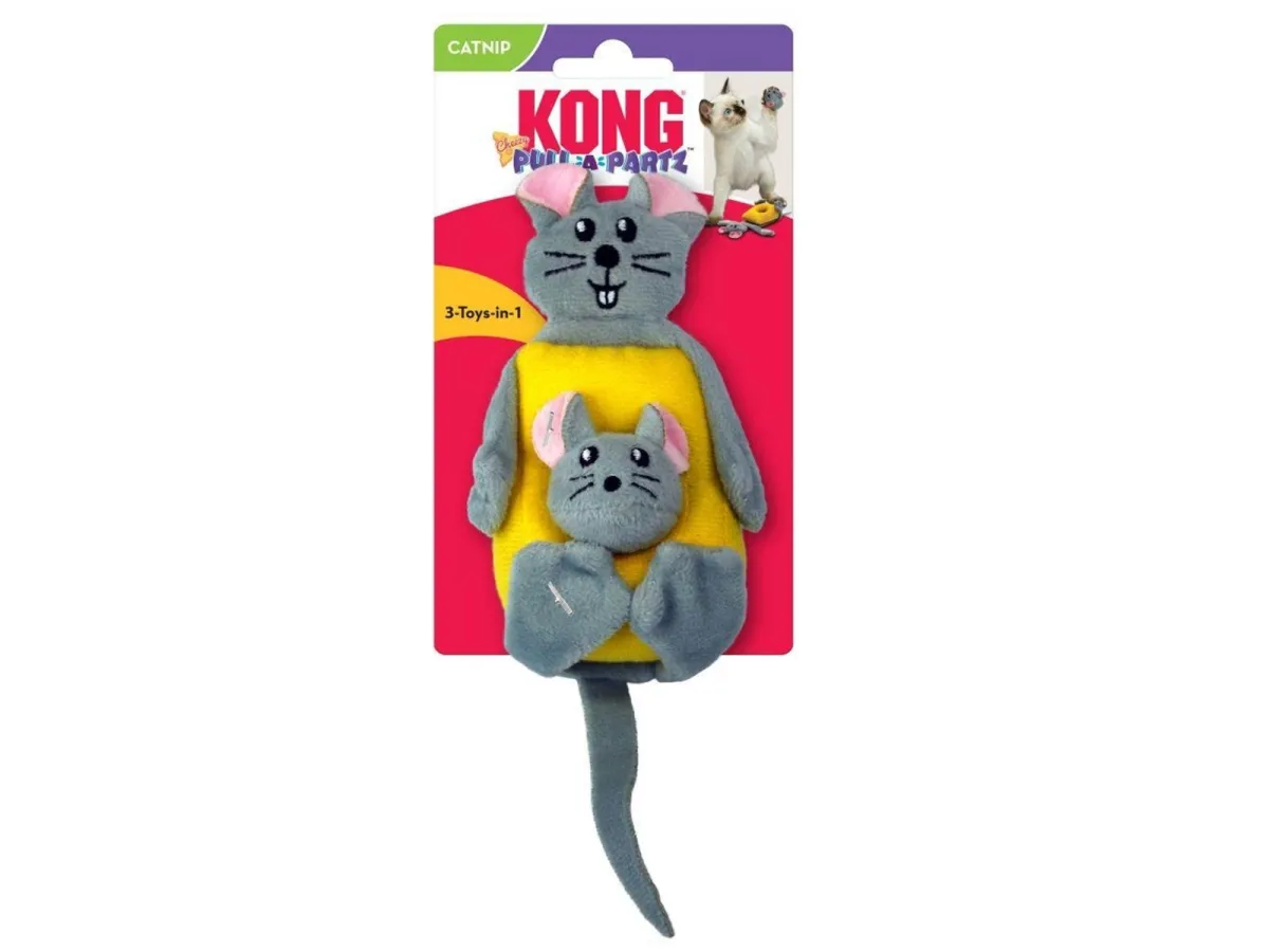 KONG Toy Pull-A-Partz Cheezy