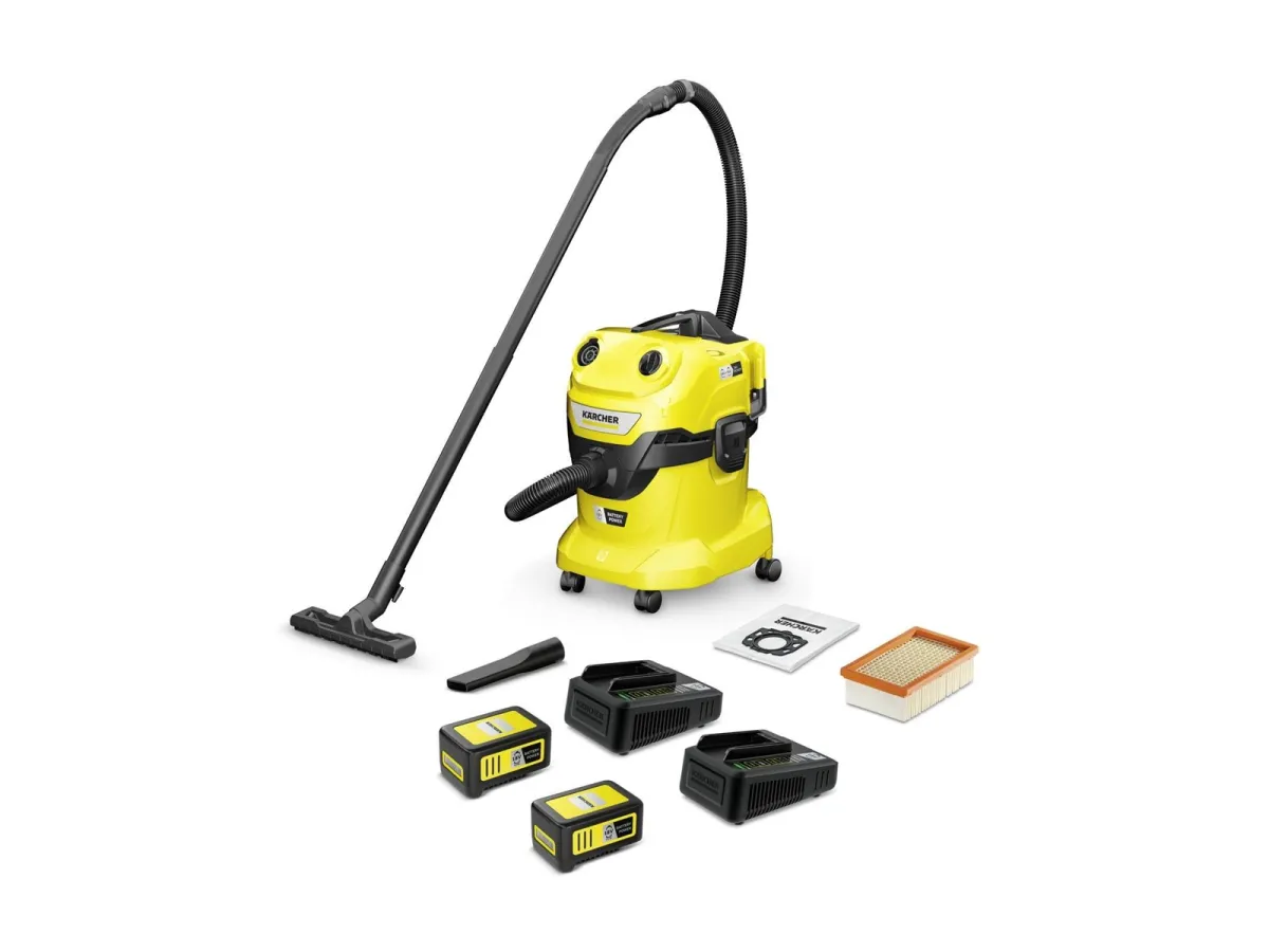 Kärcher Staubsauger WD 4-18 Dual Battery Set