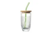 La Rochére Ouessant smoothie glass with lid and straw