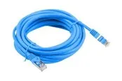 Lanberg patch cable - 10 m - blue RAL 5012 - Blau - 10 meter
