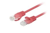 Lanberg patch cable - 50 cm - RAL 3017 - Rot - 0.5 meter