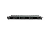Lanberg PPU6-1048-B 48-Port 1U 19" Cat.6 UTP Patch Panel Black