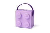 LEGO BOX W. HANDLE - LAVENDER