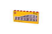 LEGO Minifiguren-Schaukasten für 16 minifiguren, rot