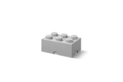 LEGO Storage brick 6 - MEDIUM STONE GREY